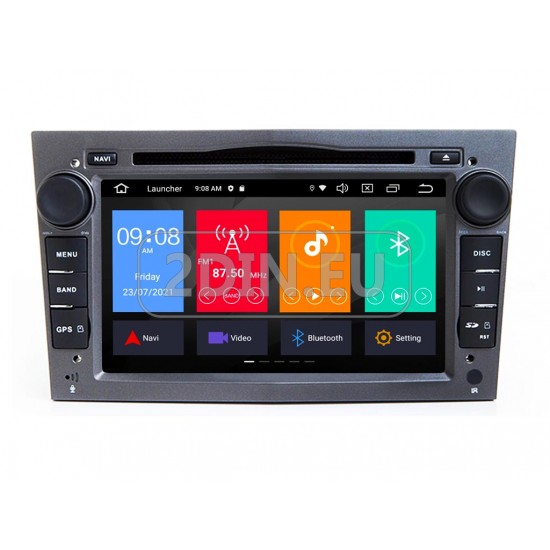 OPEL - МУЛТИМЕДИЯ / Навигация android 16 CPU:8-Core, RAM:4Gb DVD графит + DSP + CARPLAY + SIM